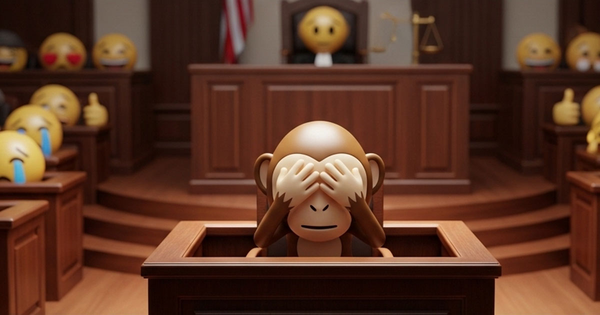 Monkey Covering Face Emoji or the See-No-Evil Monkey emoji